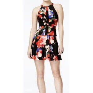 GUESS Floral Fit and Flare Sleeveless Asian Japanese Inspired Y2K - Size US 4